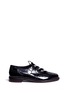 Main View - Click To Enlarge - STUART WEITZMAN - 'Mr Gill' cutout throat leather ghillie brogues