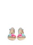 Front View - Click To Enlarge - SOPHIA WEBSTER - 'Lilico' floral paillette embellished leather sandals