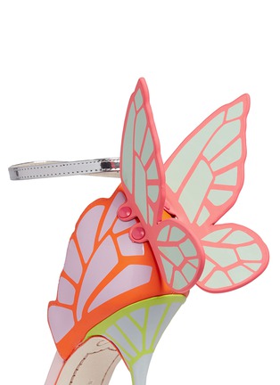 Detail View - Click To Enlarge - SOPHIA WEBSTER - 'Chiara' butterfly leather sandals