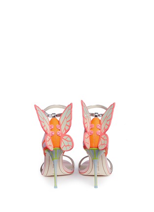 Back View - Click To Enlarge - SOPHIA WEBSTER - 'Chiara' butterfly leather sandals