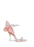 Main View - Click To Enlarge - SOPHIA WEBSTER - 'Chiara' butterfly leather sandals