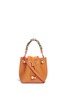 Main View - Click To Enlarge - SOPHIA WEBSTER - 'Romy' mini braided handle leather bucket bag