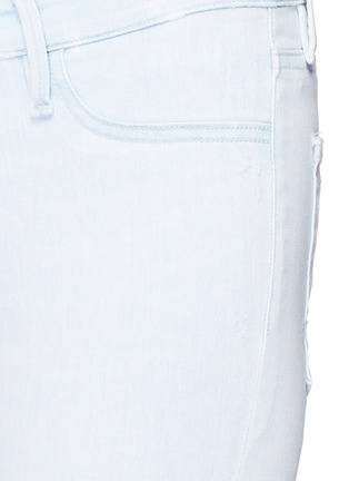 Detail View - Click To Enlarge - DENHAM - 'Farrah B' cropped flared active denim pants