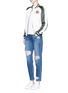 Figure View - Click To Enlarge - 3X1 - 'Boy Toy' slim fit ripped jeans