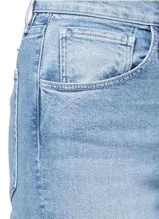 Detail View - Click To Enlarge - 3X1 - 'Shelter' slim fit gradient cuff cropped jeans