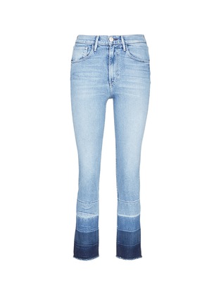 Main View - Click To Enlarge - 3X1 - 'Shelter' slim fit gradient cuff cropped jeans