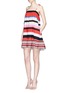 Figure View - Click To Enlarge - 72723 - 'Amalfi stripe' off-shoulder cotton dress