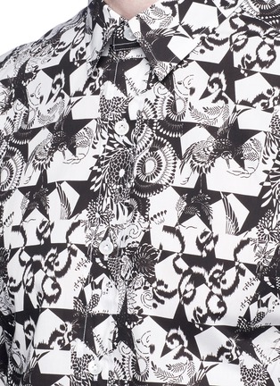 Detail View - Click To Enlarge - PORTS 1961 - Star floral print poplin shirt