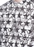 Detail View - Click To Enlarge - PORTS 1961 - Star floral print Mandarin collar poplin shirt