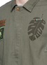 Detail View - Click To Enlarge - SCOTCH & SODA - 'Worked-Out' army badge shirt jacket