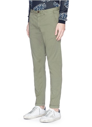 Front View - Click To Enlarge - SCOTCH & SODA - Mott' garment dye cotton chinos