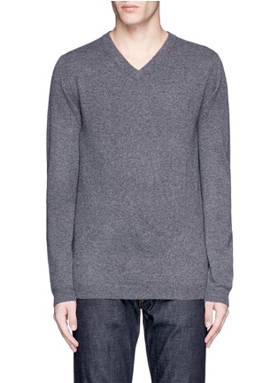 Main View - Click To Enlarge - INK. X LANE CRAWFORD - V-neck cashmere sweater