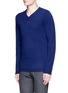 Front View - Click To Enlarge - INK. X LANE CRAWFORD - V-neck cashmere sweater