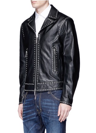 Front View - Click To Enlarge - 71465 - Stud leather jacket