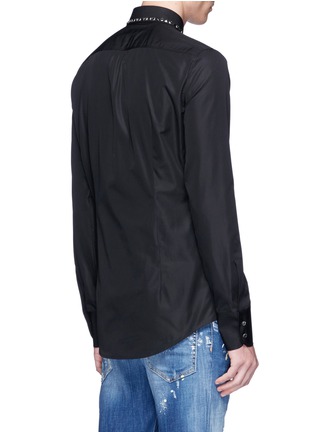 Back View - Click To Enlarge - 71465 - Stud collar shirt