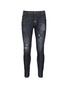 Main View - Click To Enlarge - 71465 - 'Tidy Biker' ripped skinny jeans