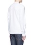 Back View - Click To Enlarge - 71465 - Velvet logo fleece lined sweatshirt