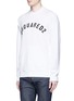 Front View - Click To Enlarge - 71465 - Velvet logo fleece lined sweatshirt