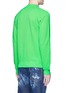 Back View - Click To Enlarge - 71465 - Velvet logo neon French terry sweatshirt