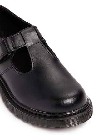 Detail View - Click To Enlarge - DR. MARTENS - 'Goldie' leather kids school shoes