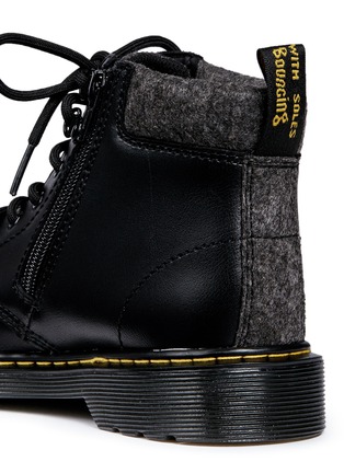 Detail View - Click To Enlarge - DR. MARTENS - 'Padley Mix' kids leather boots