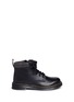 Main View - Click To Enlarge - DR. MARTENS - 'Padley Mix' kids leather boots
