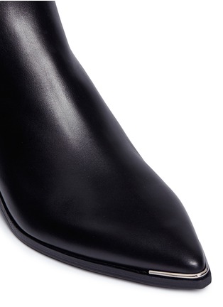 Detail View - Click To Enlarge - ACNE STUDIOS - Metal trim ankle boots