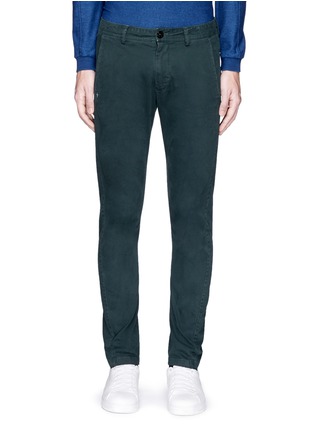 Main View - Click To Enlarge - STONE ISLAND - Slim fit cotton chinos