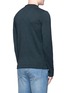 Back View - Click To Enlarge - STONE ISLAND - Logo patch wool sweater