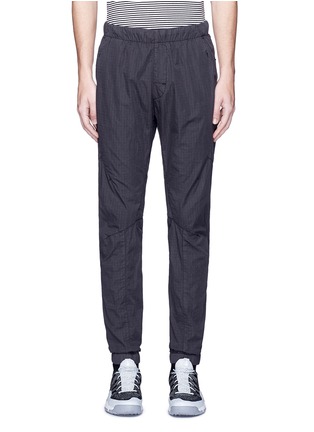 Main View - Click To Enlarge - STONE ISLAND - Elastic waist cotton blend jogging pants