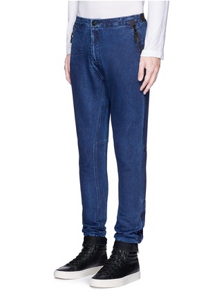 Front View - Click To Enlarge - STONE ISLAND - Denim jogging pants