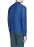 Back View - Click To Enlarge - STONE ISLAND - Washed mock neck sweatshirt