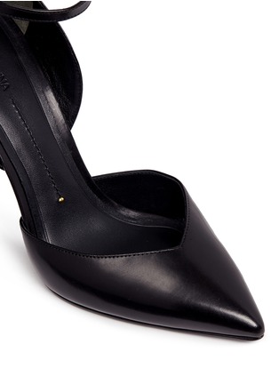 Detail View - Click To Enlarge - STELLA LUNA - Ankle strap leather d'Orsay pumps