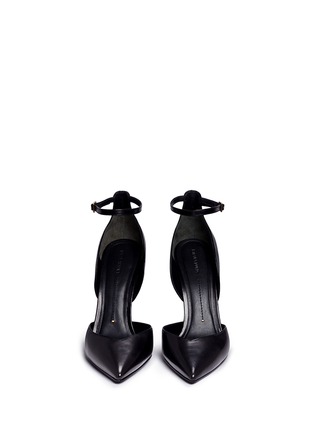 Figure View - Click To Enlarge - STELLA LUNA - Ankle strap leather d'Orsay pumps