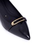 Detail View - Click To Enlarge - STELLA LUNA - Turnlock bar leather flats
