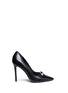 Main View - Click To Enlarge - STELLA LUNA - Turnlock bar leather pumps
