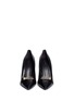 Figure View - Click To Enlarge - STELLA LUNA - Turnlock bar leather pumps