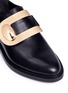 Detail View - Click To Enlarge - STELLA LUNA - Turnlock monk strap leather shoes