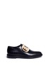 Main View - Click To Enlarge - STELLA LUNA - Turnlock monk strap leather shoes