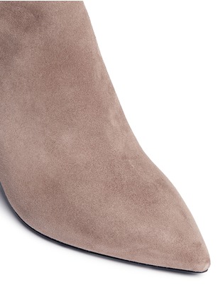 Detail View - Click To Enlarge - STELLA LUNA - Suede ankle boots