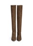 Figure View - Click To Enlarge - STELLA LUNA - Suede knee high boots