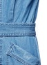 Detail View - Click To Enlarge - CURRENT/ELLIOTT - 'The Whitney Coverall' patchwork denim belted overalls