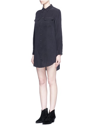 Front View - Click To Enlarge - EQUIPMENT - x Kate Moss 'Slim Signature' shirt dress