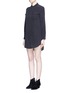 Front View - Click To Enlarge - EQUIPMENT - x Kate Moss 'Slim Signature' shirt dress