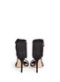 Back View - Click To Enlarge - GIANVITO ROSSI - 'Olivia' fringe cuff suede sandals