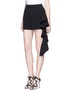 Front View - Click To Enlarge - C/MEO COLLECTIVE - 'The Real Me' ruffle trim shorts