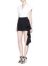 Figure View - Click To Enlarge - C/MEO COLLECTIVE - 'The Real Me' ruffle trim shorts