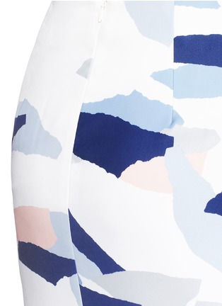 Detail View - Click To Enlarge - C/MEO COLLECTIVE - 'Need to Know' paper strip print skirt