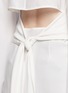 Detail View - Click To Enlarge - C/MEO COLLECTIVE - 'No Room' cutout back silk shirt dress