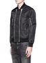 Front View - Click To Enlarge - R13 - Double zip front bomber jacket